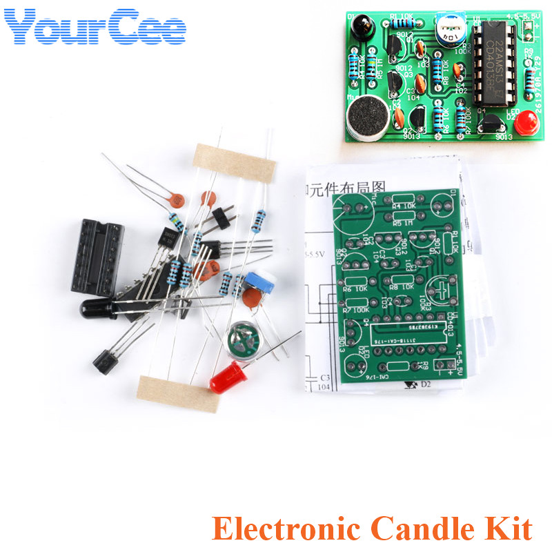 Diy Analog Electronics - Luces de vela electrónicas analógicas, Control