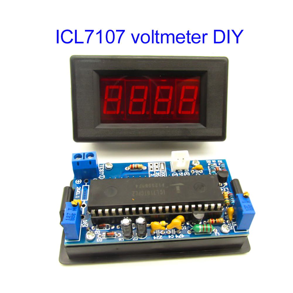 Diy Analog Electronics - Kit de Voltímetro ICL7107, Piezas para