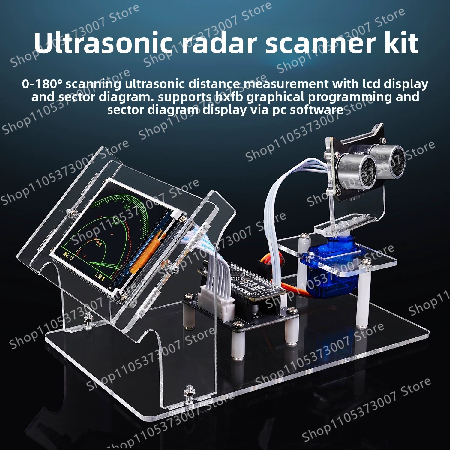 Kit de Escáner de Radar Ultras - Diy Analog Electronics reseña y precio