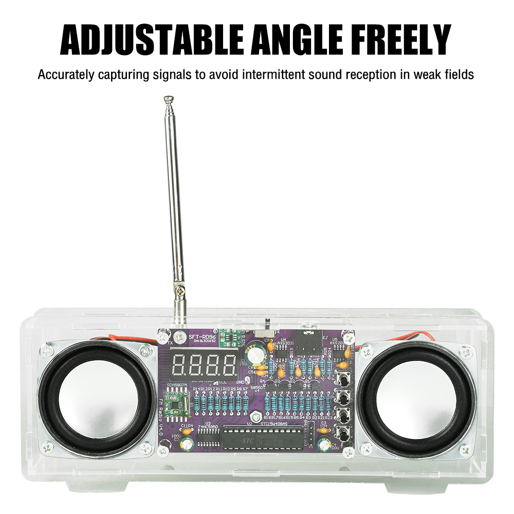 Kit de Soldadura de Radio FM E - Diy Electronics Youtube Channel reseña y precio