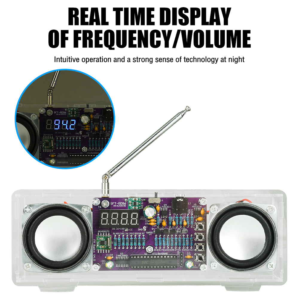 Kit de Soldadura de Radio FM E - Diy Electronics Youtube Channel reseña y precio