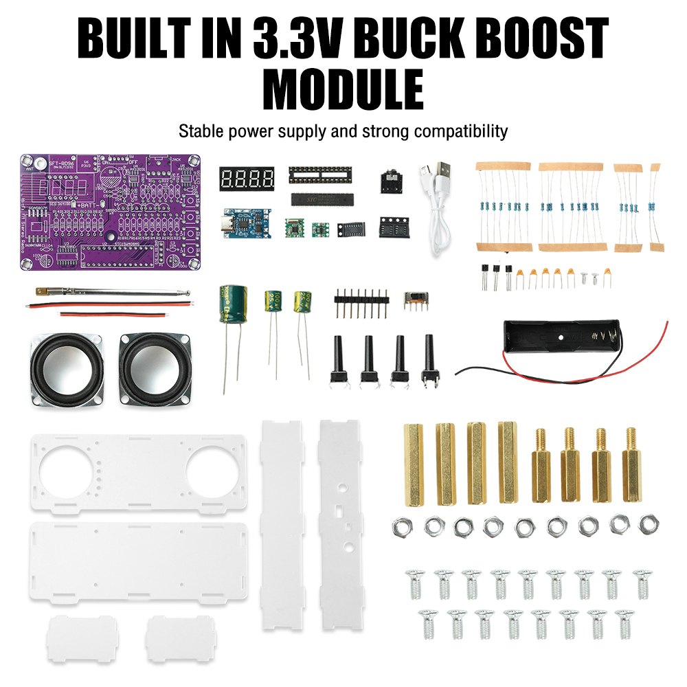 Kit de Soldadura de Radio FM E - Diy Electronics Youtube Channel reseña y precio