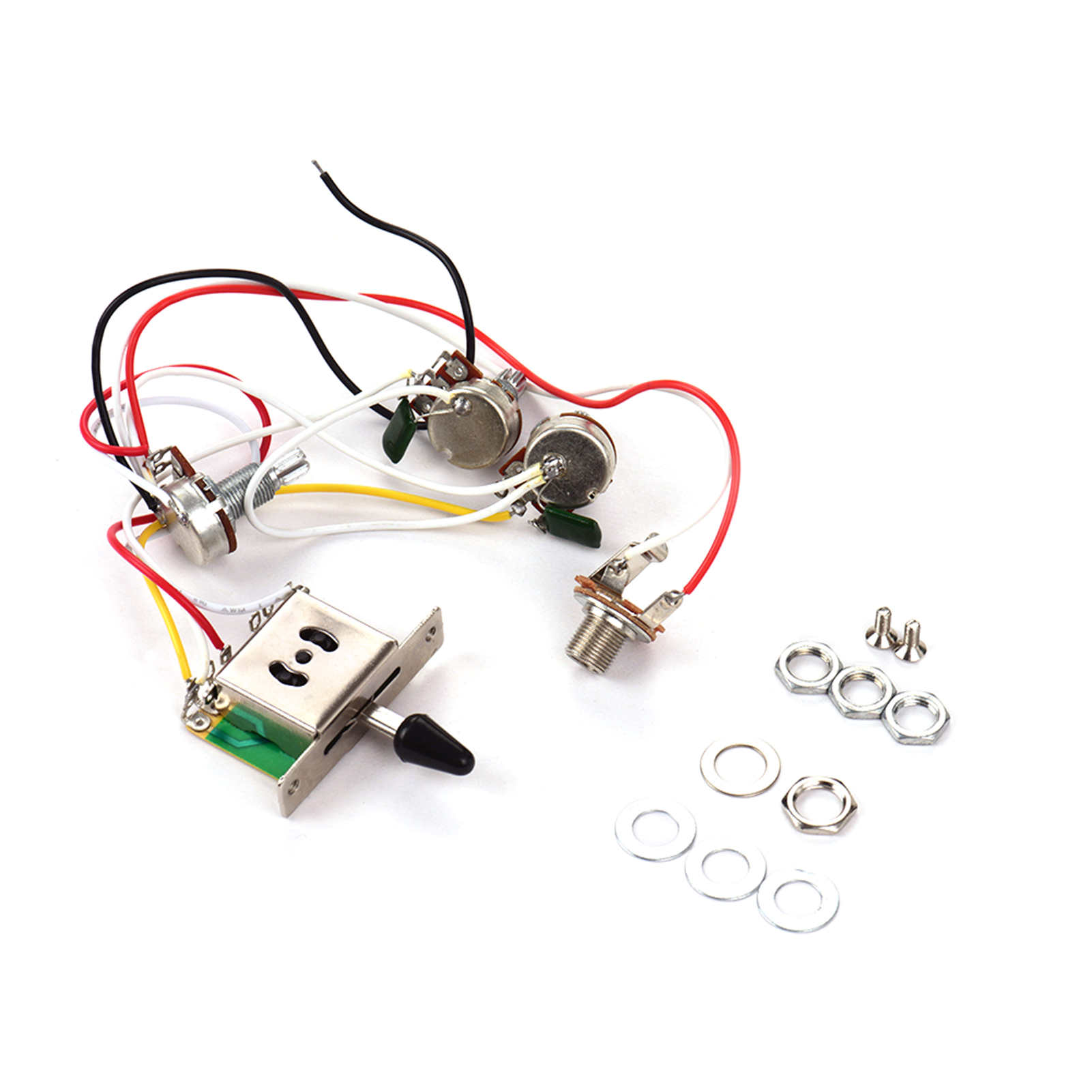 Kit de arnés de cableado de gu - Diy Electric Guitar Electronics reseña y precio
