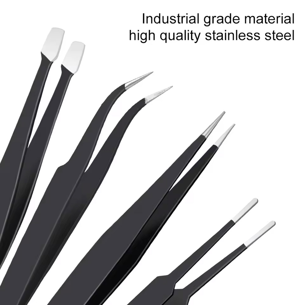 10 unids/set de pinzas rectas  - Diy Electronics Repair reseña y precio