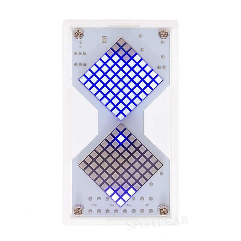 Cyberpunk DIY LED Matrix reloj - Diy Electronics Hobby reseña y precio