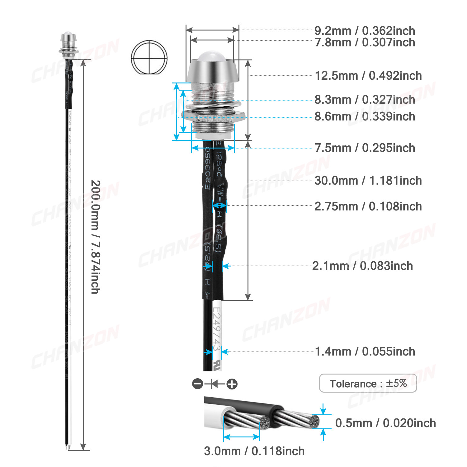 Kit LED precableado de 5mm, bo - Hobby Diy Electronics Kit reseña y precio