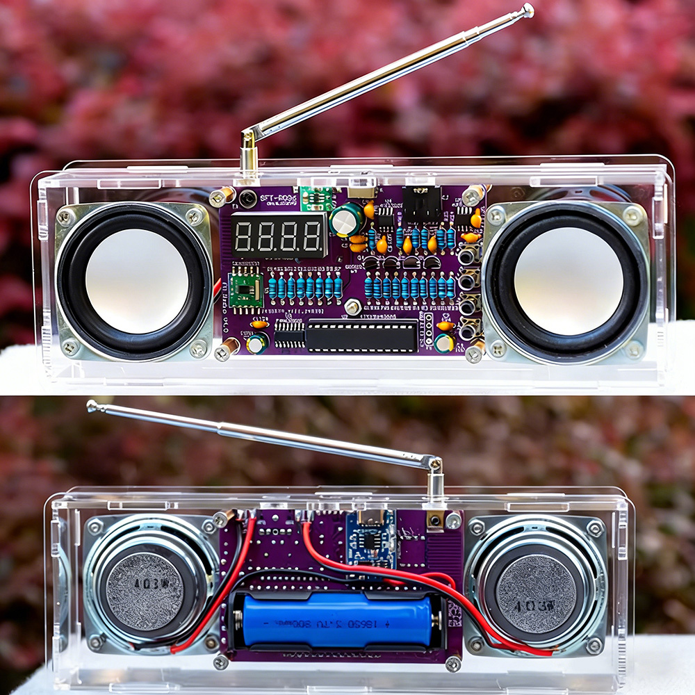 Kit Electrónico de Radio FM pa - Diy Electronics Youtube Channel reseña y precio