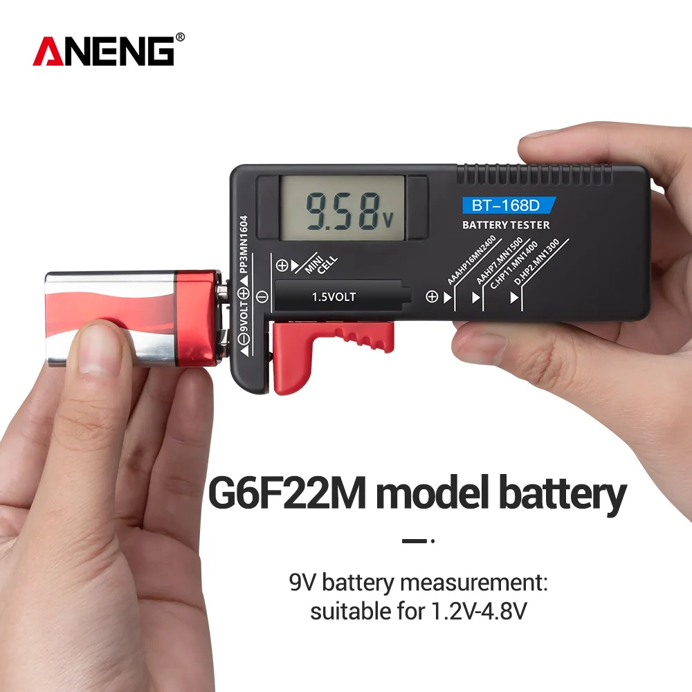 Probador de Baterías ANENG BT- - Diy Electronics Test Equipment reseña y precio
