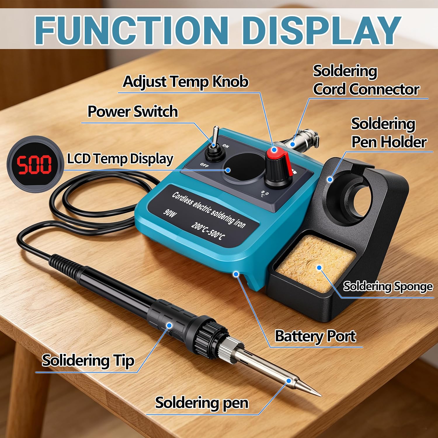 Kit de Soldador Inalámbrico Di - Diy Electronics Hobby reseña y precio