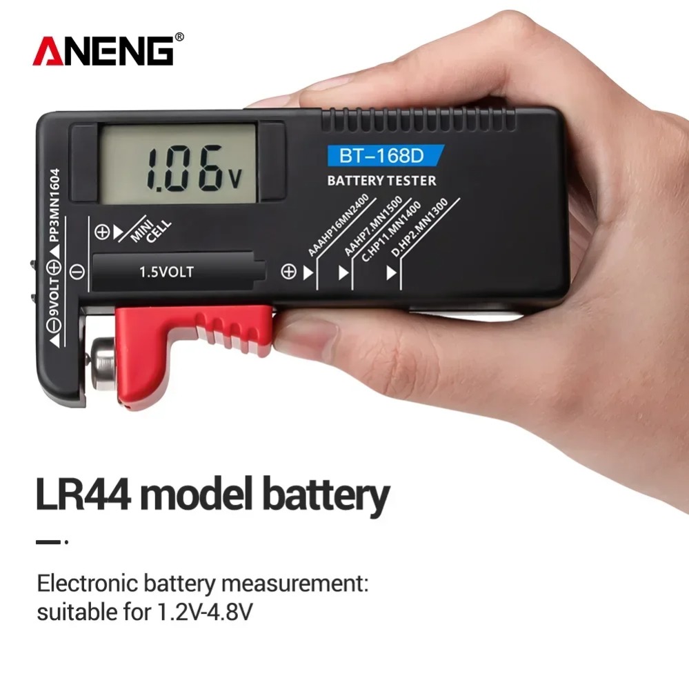 Comprobador de Baterías ANENG  - Diy Electronics Test Equipment reseña y precio