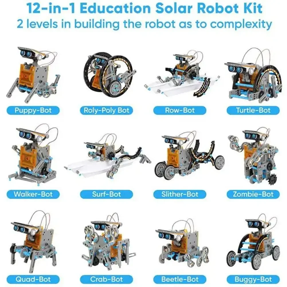Kit de ciencia Robot con energ - Diy Electronics Hobby reseña y precio
